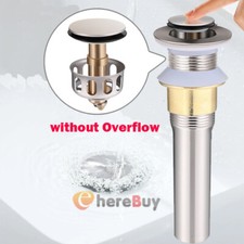 Bathroom Sink Drain without Overflow - 1 5/8" Drain Opening, Pop Up Vessel Drain