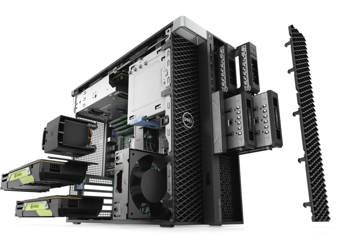 Dell Precision T5820 Xeon W-2123 16GB RAM 256GB SSD 1TB HDD K620