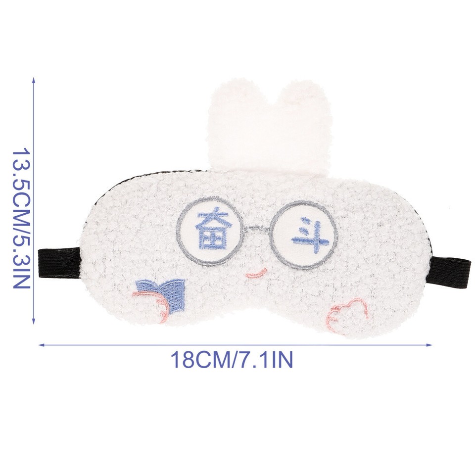 Threedimensional Plush Eye Mask Travel and Business Trip PVC Excellent