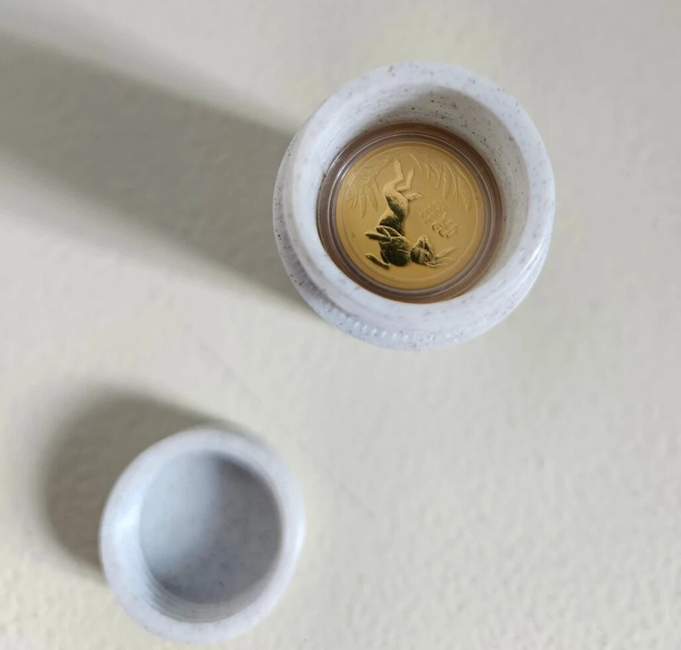 Münztube 1/10 oz Gold, Goldmünzen - Bild 3 von 3