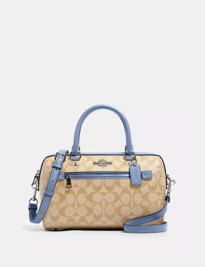 COACH®  Rowan Satchel With Signature Canvas