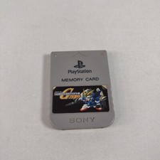 Tested Playstation 1 Memory Card SD G Generation-0 Zero Gundam PS1 Official OEM