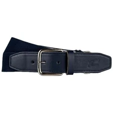  Baseball Belt with Leather Tab Adult Navy