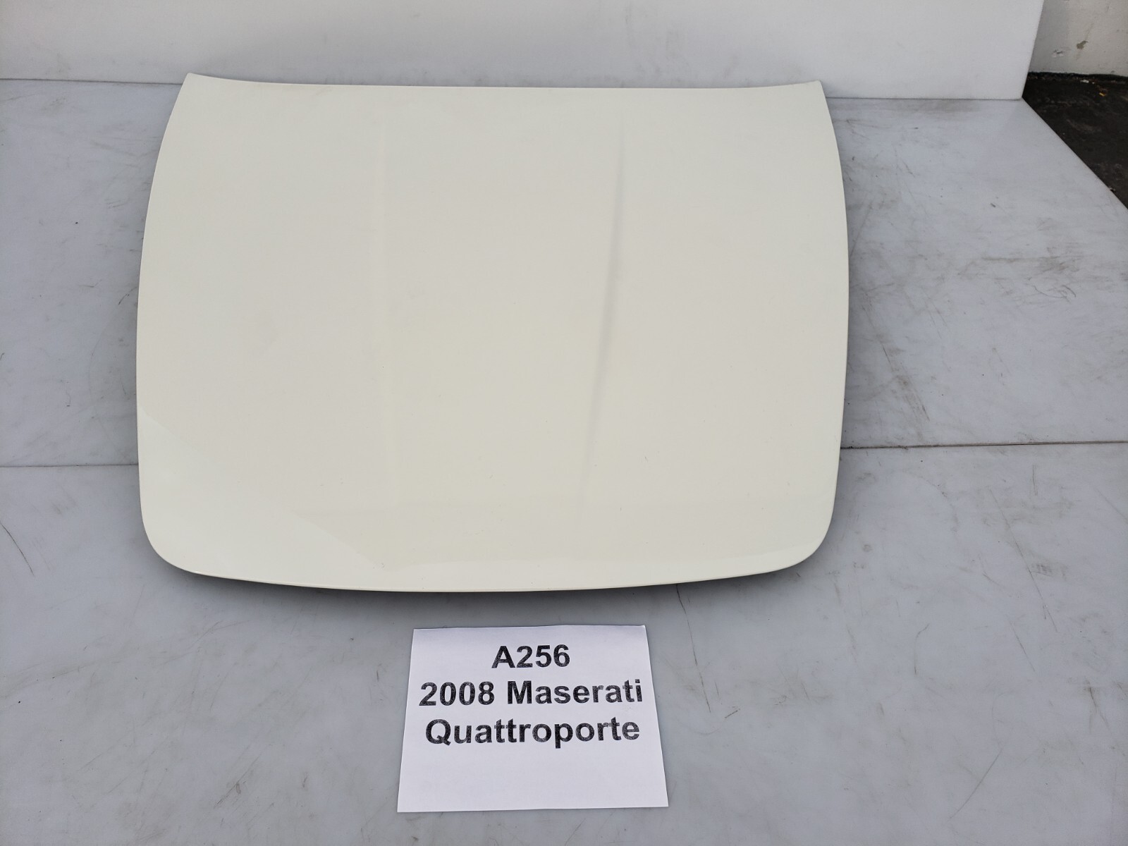 ✅ 03-12 OEM Maserati Quattroporte M139 Front Hood Bonnet Cover Panel Shell White