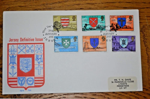 Jersey First Day Cover; January 1976; Definitive Issue