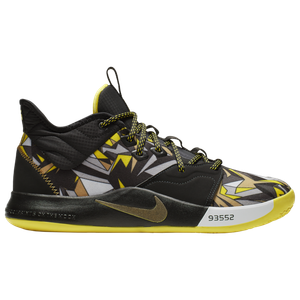 paul george shoes yellow and black