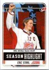 2011 Score Glossy #13 Eric Staal - Season Highlight