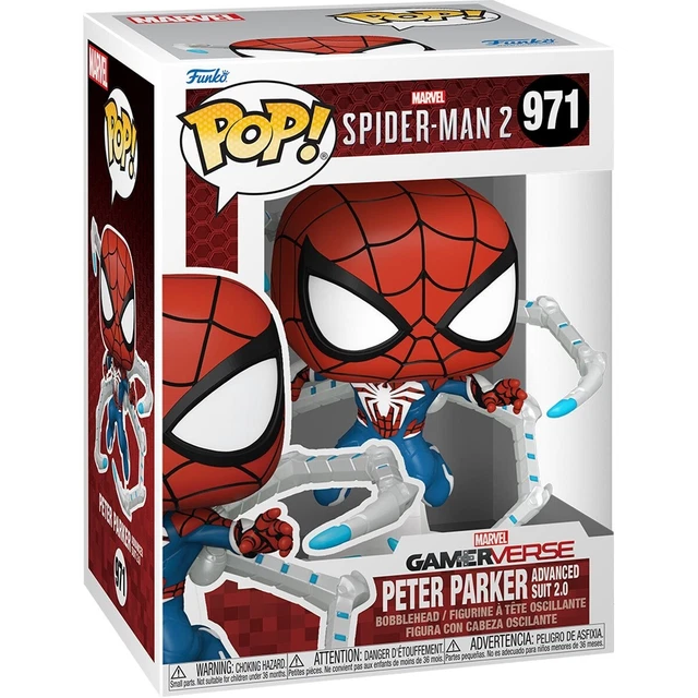 Funko Pop Gamerverse Spiderman 2 - Peter Parker (Advance Suit 2.0) w/ Protector