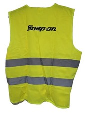 Snap On Tools Classic Hi Vis Reflective Ppe Safety Vest One Size Fits All New