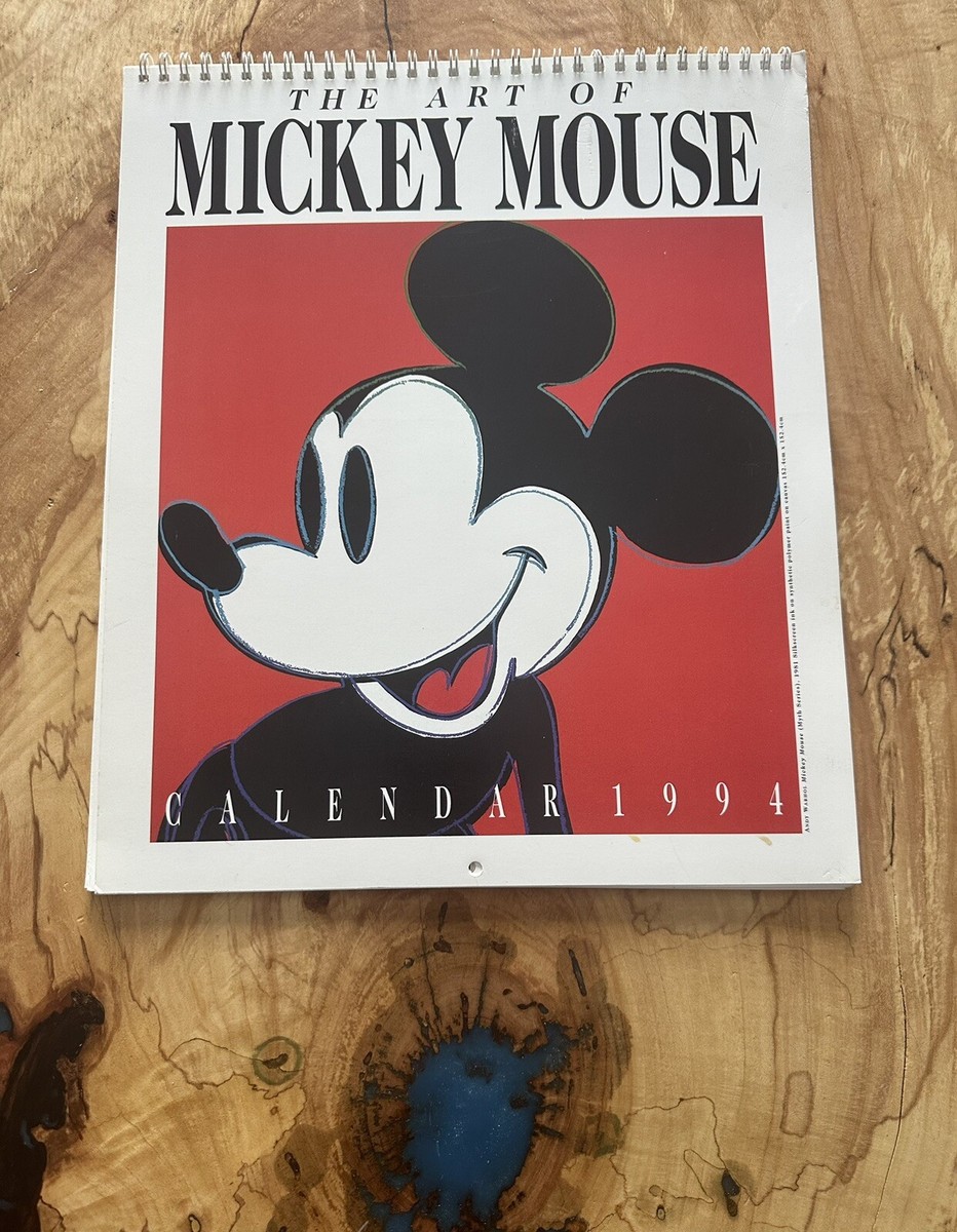 VINTAGE Mickey Mouse “ THE ART OF MICKEY MOUSE “ 1994 Calendar