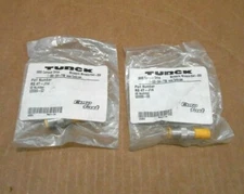LOT 2 NIB TURCK RS4T-J14 U2089-02 - EUROFAST MOLDED CORDSET CONNECTOR (7 AVAIL)