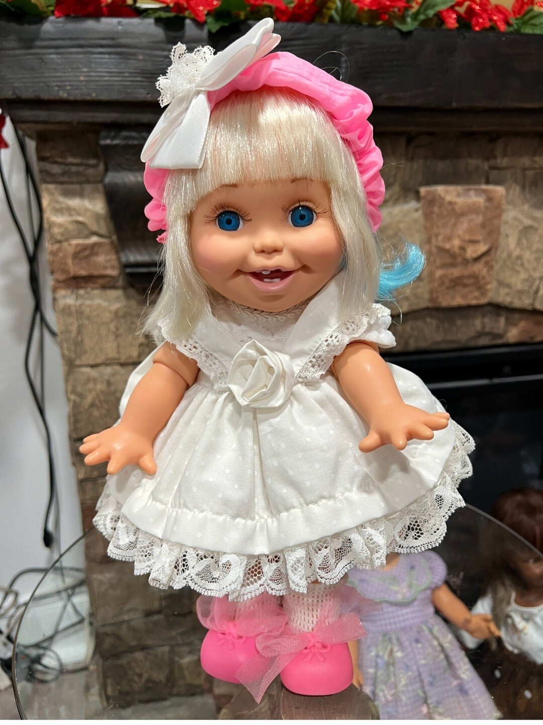 GALOOB BABY FACE DOLL RARE SO SILLY SALLY! Restrung eBay