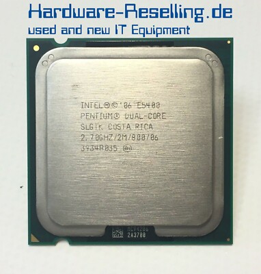 Intel Pentium E5400 Dual-Core SLGTK 2,7 GHz CPU Prozessor LGA 775 BX80571E5400 