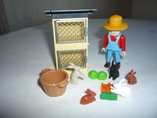 Fermier / lapins / clapier  Réf. 4491 Complet