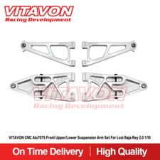 Vitavon CNC Alu7075 Front Upper/Lower Suspension Arm For Losi Baja Rey 2.0 1/10