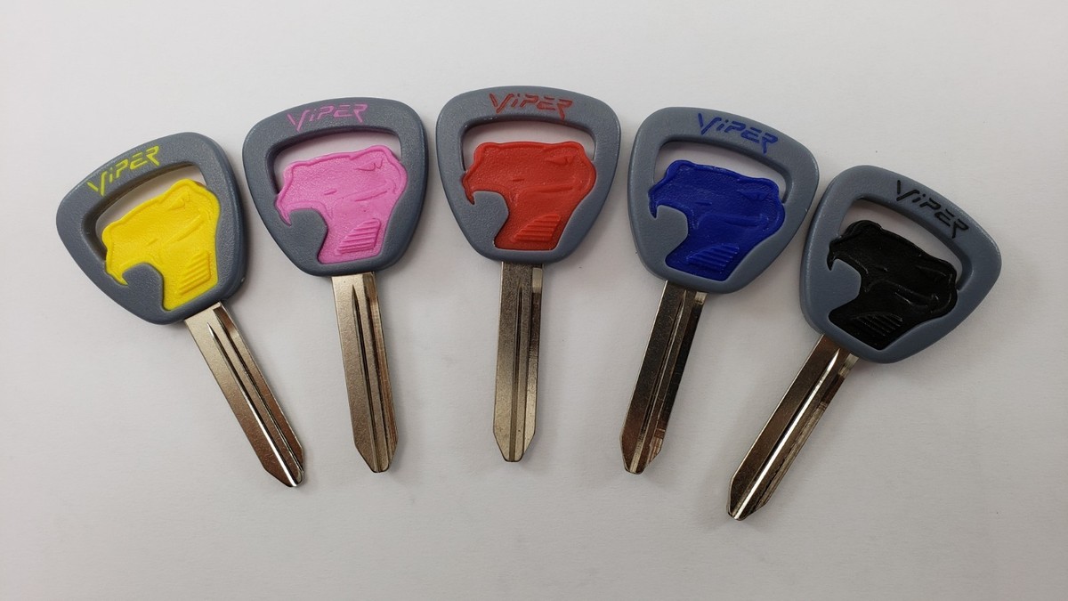 DODGE VIPER ブランクキー DODGE VIPER FACTORY KEY BLANK SNAKE BLANKS - SNEAKY PETE - RED