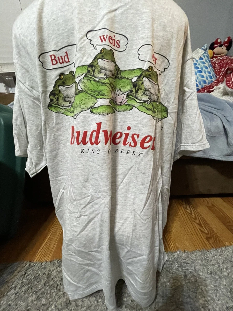 Budweiser frogs t-shirt cheap