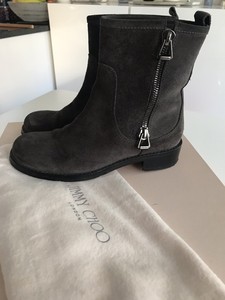 jimmy choo grey suede boots