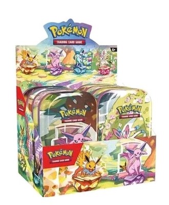 Pokemon Scarlet & Violet Prismatic Evolutions Mini Tin Display Sealed | Englisch