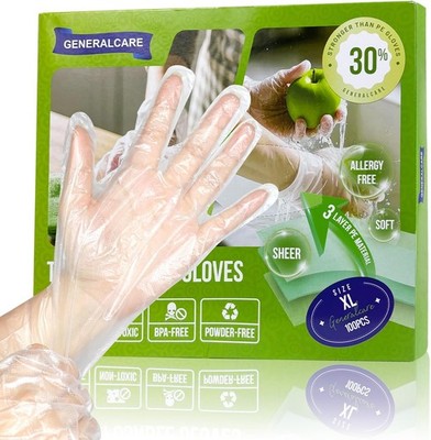 Disposable TPE Cooking Gloves, Ideal for Cleaning and Food Prep, Latex 