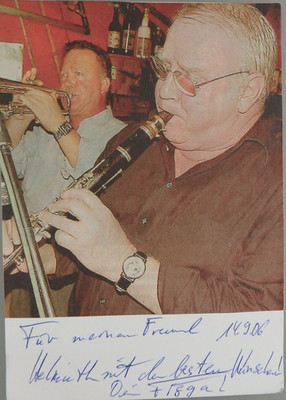 Autogramm deutscher Jazzmusiker Jürgen Ulm ''Figga'' (121108)
