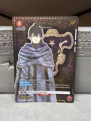 Union Arena Black Clover Nacht Faust UE08BT/BCV-1-079 Super Rare * English