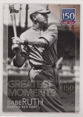 2019 Topps 150 Years of Professional Baseball 150th Anniversary Babe Ruth 9qk