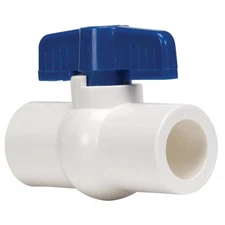 BK Products 107-635 Proline PVC Slip Full Port Ball Valve 1 in.
