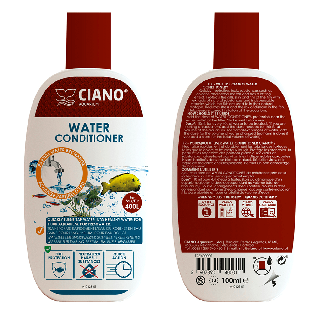 Ciano Aquarium Water Conditioner 100ml | Aquarium Fish Tank Treatment