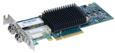 Emulex Fujitsu LPE31002-M6 A3C40195667 16Gb 2x HBA NVME-FC 2x MM 16GbE Low