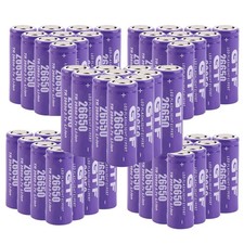 26650 3.7V 1 Rechargeable Battery LED Flashlight Toy Charger LOT