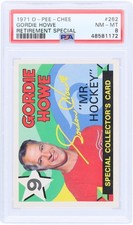 Gordie Howe Detroit Red Wings 1971 O-Pee-Chee Retirement Special #262 PSA 8 Card
