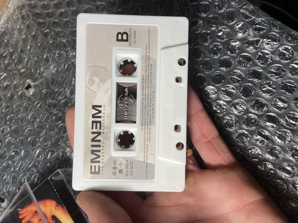 Eminem The Marshall Mathers LP Cassette Tape 2001 hip hop rap - Image 3 of 4