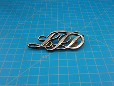 Vintage Ford Ltd Script Emblem Badge Chrome Metal Nameplate 6c20802-aa Silver