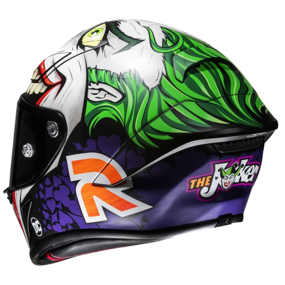 HJC RPHA 1N Joker Helmet - White/Purple/Green - MC48SF LE - Size X