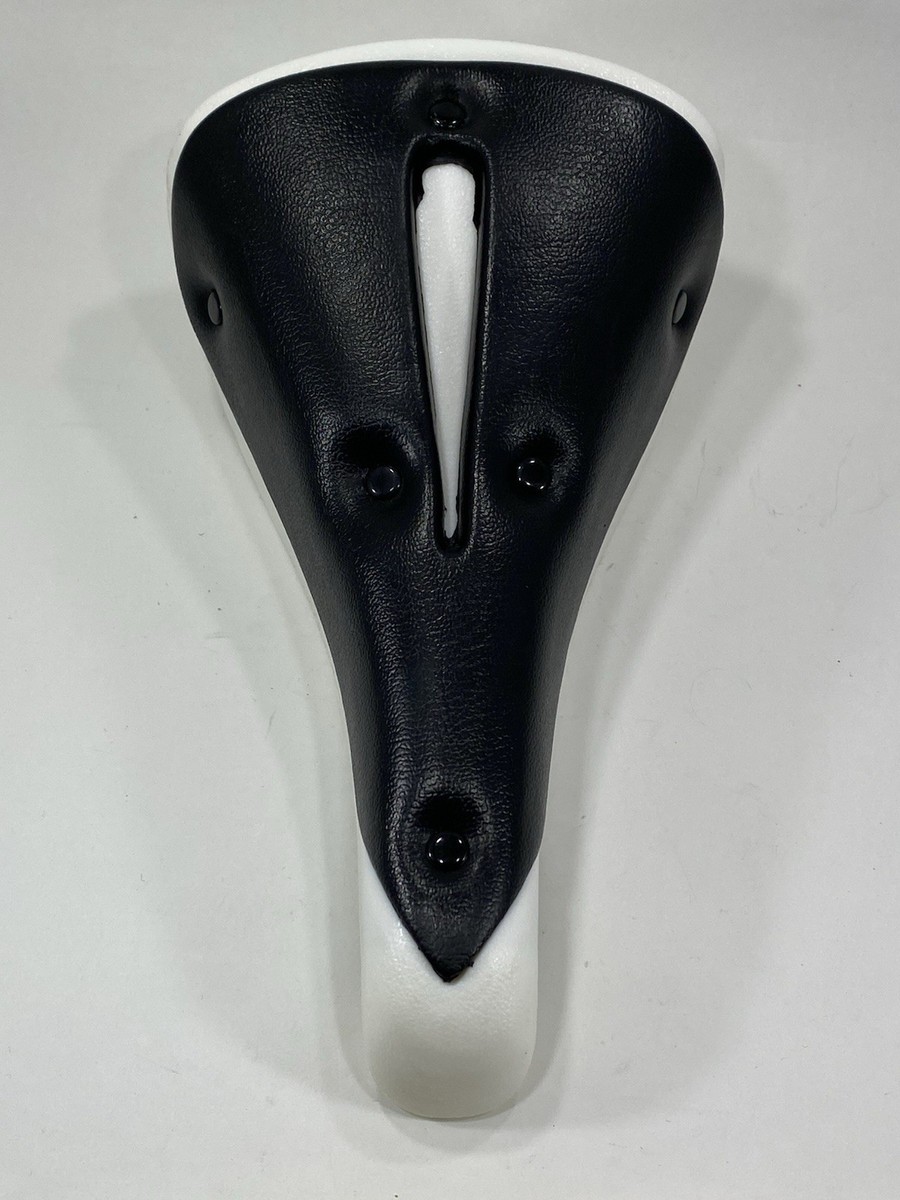 Vintage Trick Top Seat White Velo VL158 Padded Old School BMX NOS