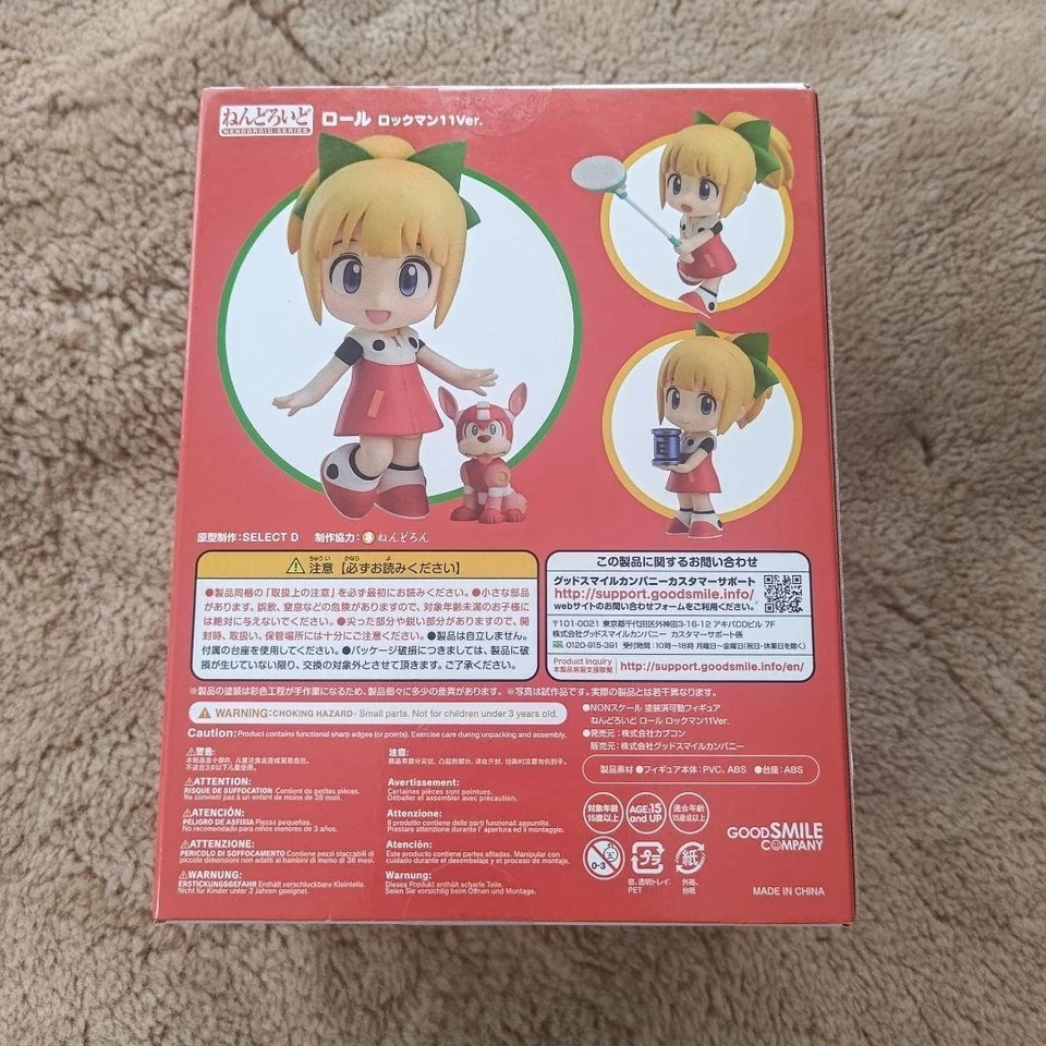Nendoroid 883 Roll Rockman Megaman 11 ver Good smile company Japón NUEVO Foto 2 de 4