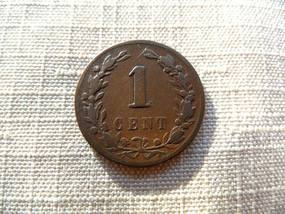1 Cent Königreich Niederlande von 1878 s aus Sammlung schaut mal