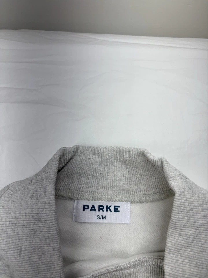 Parke Official Brown Mock Neck Sweatshirt Chocolate Mocha, Size SM - Image 2 of 4