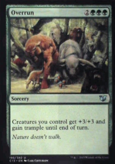 Overrun - Commander 2015: #195, Magic: The Gathering Nm C257