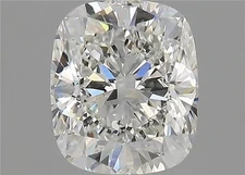 Cert. GIA 1.52 CT Cushion Cut Natural Mined Diamond Loose G color VVS2 clarity