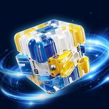 3D Rolling Ball Maze Cube, Large Labyrinth Puzzle Marble Maze Cube, Brain Teaser