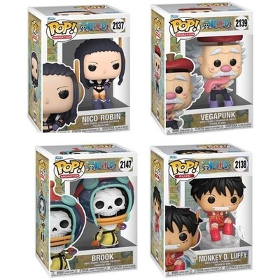 Funko Pop! One Piece Egghead Island Wave 11 Bundle Pack of 4