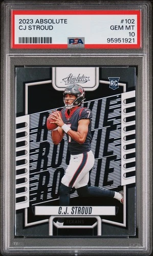 2023 PANINI ABSOLUTE #102 CJ STROUD ROOKIE RC PSA 10
