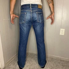 RRL Jeans Men’s 30x32 Vintage Distressed Japanese Denim Selvedge USA Made Y2K
