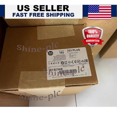 New AB 193-EC5AB Overload Relay E3 Plus w/ Voltage Monitoring US Free Tax