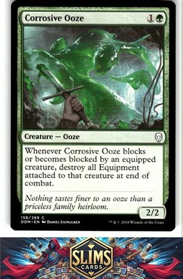 Magic the Gathering MTG Dominaria Corrosive Ooze #158 Buy 2 Get 1
