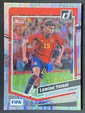 Lamine Yamal 2023-24 Panini Donruss FIFA Rookie Silver Base RC #54 -11e
