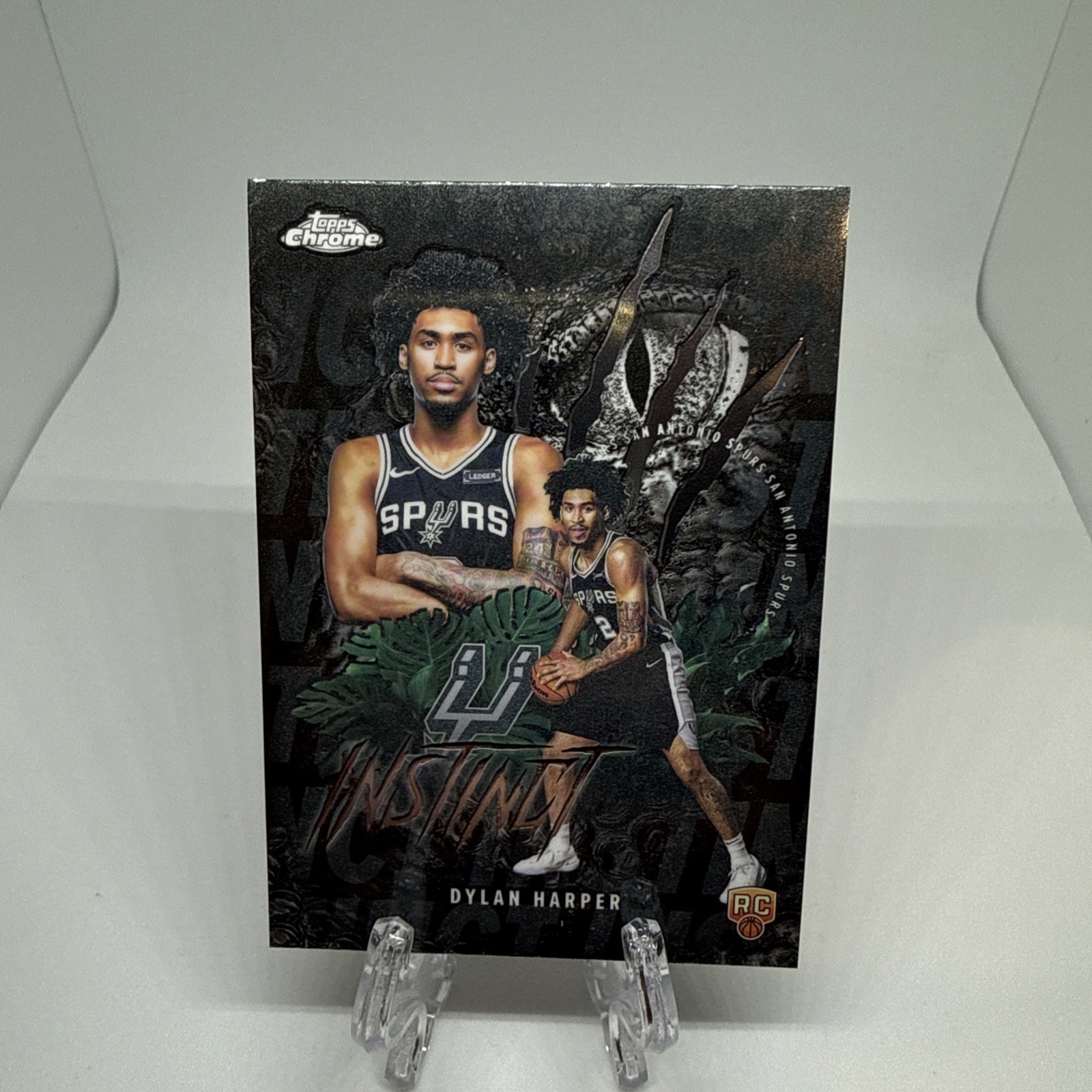 Dylan Harper RC 2025-26 Topps Chrome NBA Instinct Rookie Insert #INS-12