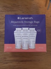 Lansinoh Breastmilk Storage Bags, 100 Count, Baby Essentials, Fast Freeze  Thaw